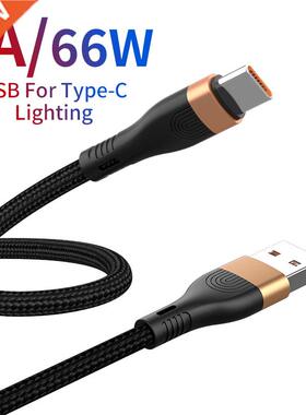 6A USB Type c Cable For Huawei mate 40 P40 p30 pro Honor Fas