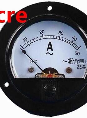 AC 62T2/65C5 5A 15A 20A 25A 30A 50A Analog Ammeter Panel Cur