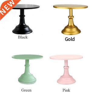 Metal Iron Cake Stand Round Pedestal Dessert Holder Cupcake