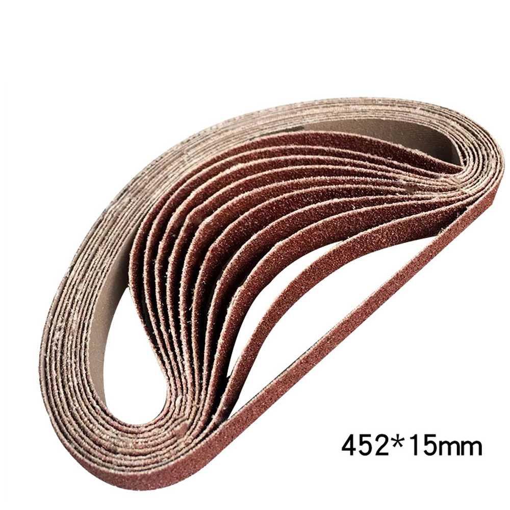 10pcs Grinding and Polishing Replacement Sanding Belt Grit