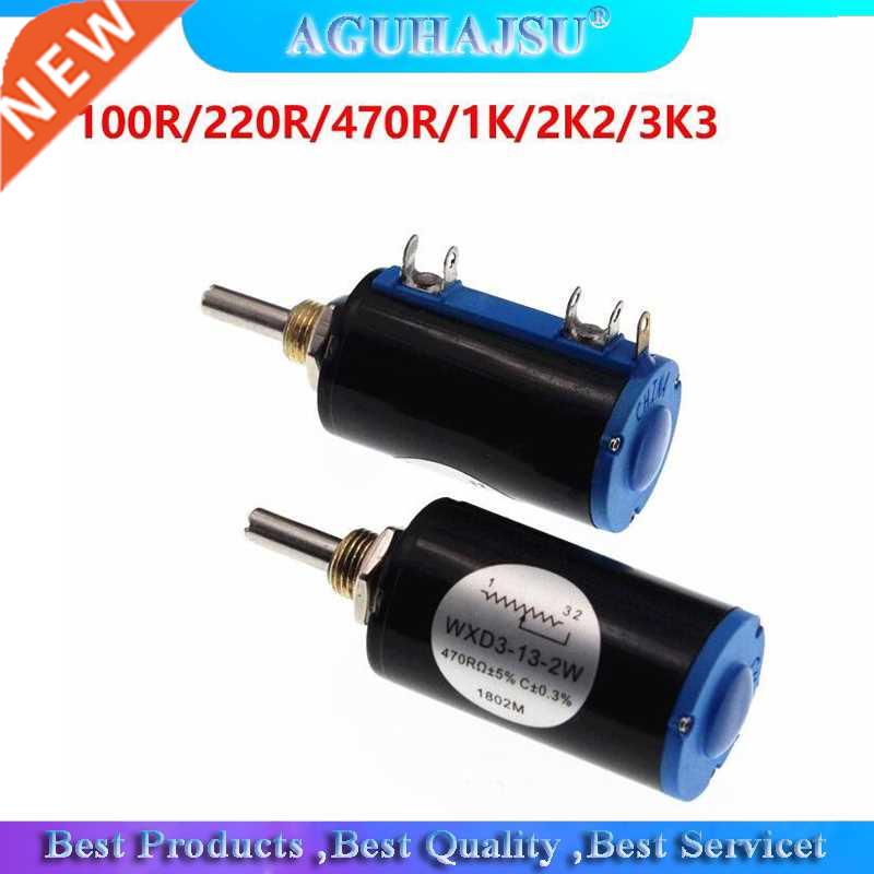 1PCS WXD-1-2W 10K ohm WXD-1 2W Wirewound Potentiometer R