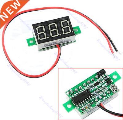 LED DC2.5-30V Red Volt Voltage Meter Display Voltmeter Self-