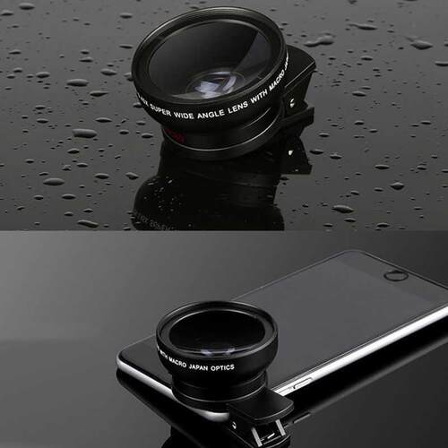 2 IN 1 Lens Universal Clip 37mm Mobile Phone Lens Profession