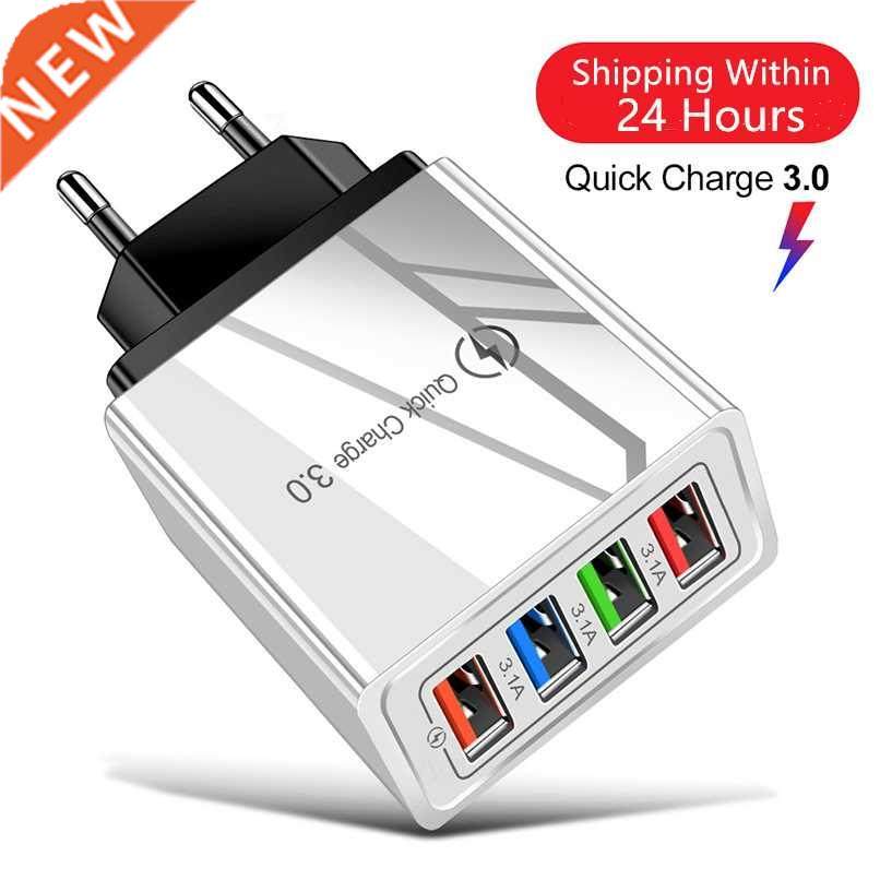 USB Charger Quick Charge 4.0 3.0 3.1A Fast Charging Power Ad
