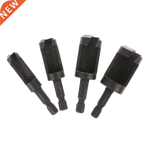 4Pcs 6-16mm Step Bit Hex Shank Plug Cutter Cutting To L15