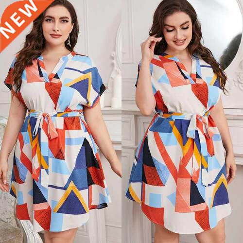 big fat plus size lady Women dresses Dress for Boho womens