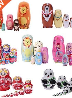 27 Styles Russian Nesting Dolls Boys Girls Wooden