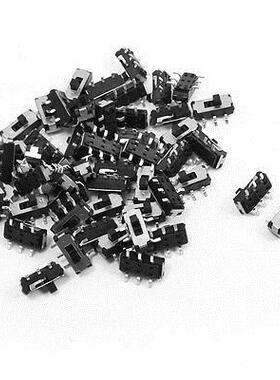 50pcs Latching Rectangular Slide Tact Switch SMT SMD DPST 9x