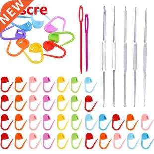 107 PCS Double End Crochet Hook and Locking Stitch Marker f