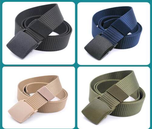 Hot sale Men /women belt High Quality Automatic Buckle Nylon