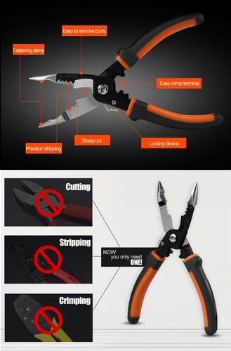 Pliers Multi-function tool 5 in1 Electrician Needle Nose Pl