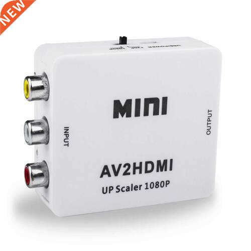 RCA to HDMI Mini 1080P RCA Composite CVBS AV to HDMI Video C