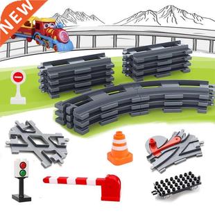 Railway Transport Assemble Big Building Blocks Track Set Com