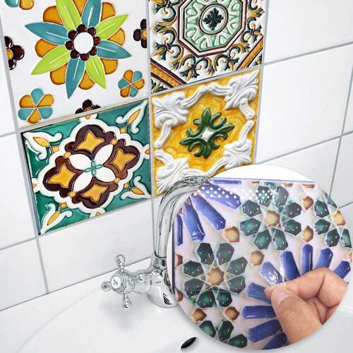 10PCS Creative Porto Sticker Waterproof Bathroom Kitchen Wal