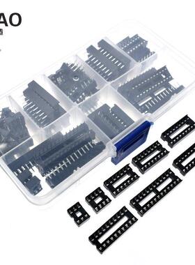 66PCS/Lot DIP IC Sockets Adaptor Solder Type Socket Kit 6 8