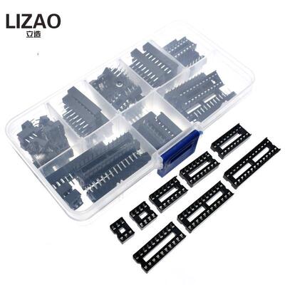 66PCS/Lot DIP IC Sockets Adaptor Solder Type Socket Kit 6 8