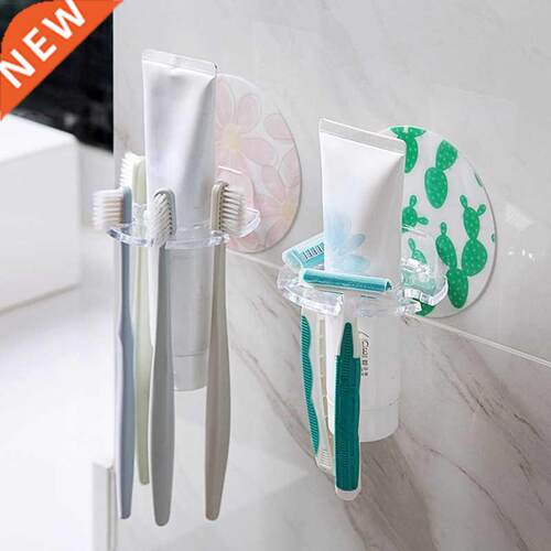 1PC Plastic Toothbrush Holder Toothpaste Storage Rack Razor