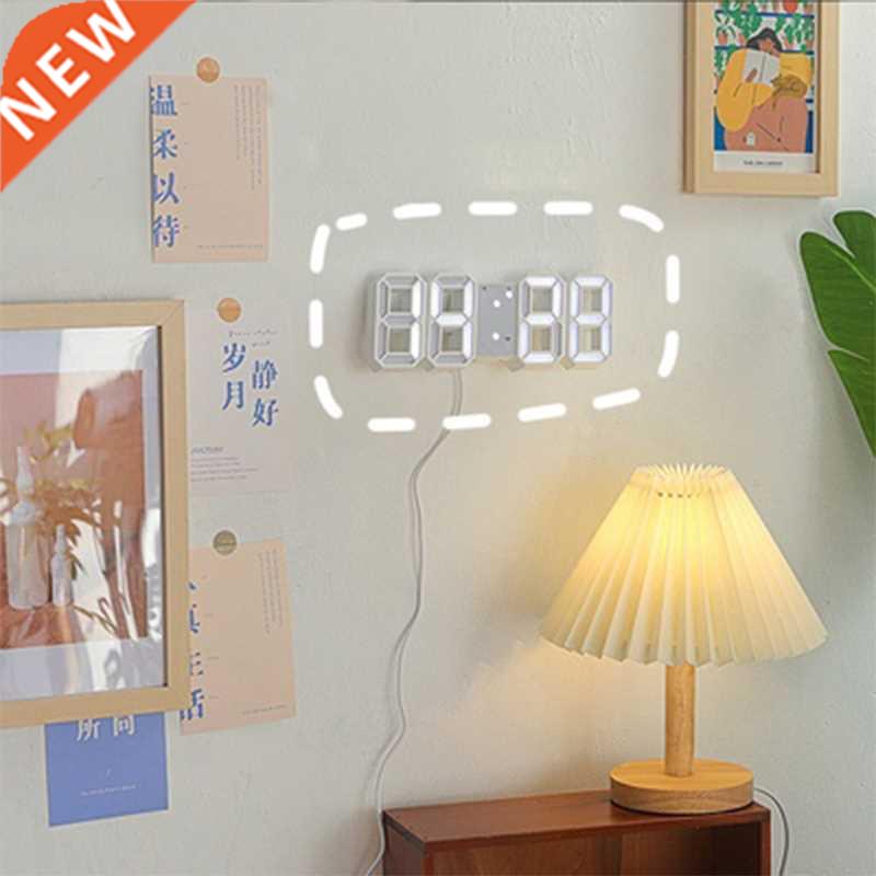 Home Decor Digital Wall Clock Digital Alarm Clocks Hanging T
