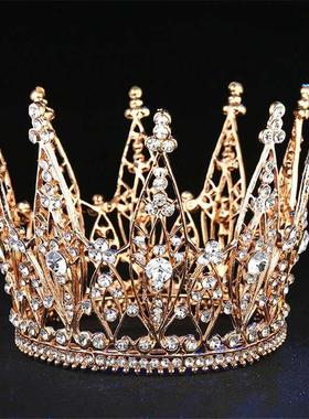 Fashion Pageant Bride Tiara Rhinestone Crown hair accessorie