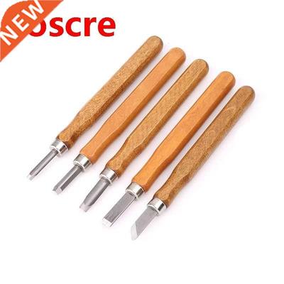 5pcs/set Art Wood Hand Carved Chisels Tool Set  Woodworki