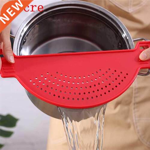 Kitchen Accessories Plastic Drain Basket Wash Rice Filter Le
