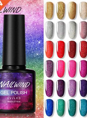 8ml Glitter UV Gel Nail Polish Set Color Series Led Nai