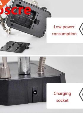 Welding Welding Magnifier Desk Magnifying Glass Stand 5LED L