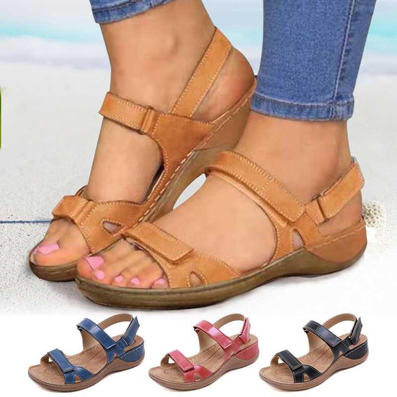 2022 Women Summer Open Toe Comfy Sandals Super Soft Sole Pre