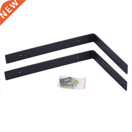 1 Pair Iron Heavy Duty Shelf Wall Brackets for Wooden Storag