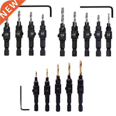 HSS Countersink Drill Bit Set Hex Shank Drilling Pilot Screw