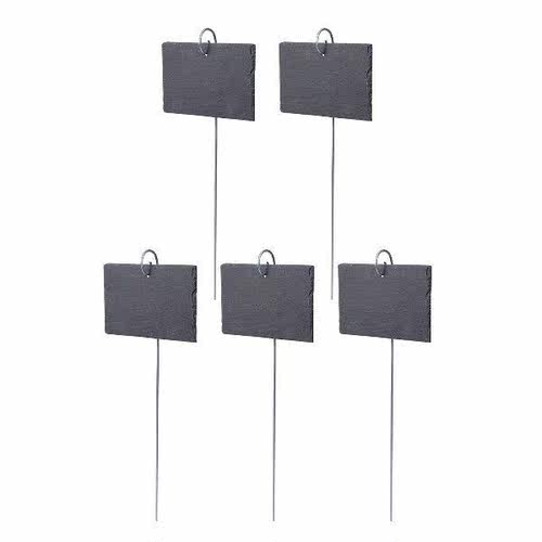 1 Set Slate Gardening Labels Plant Indentifier Display Sign