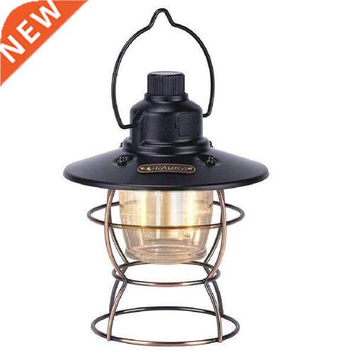 LED Vintage Camping Lantern Railroad Light With Power