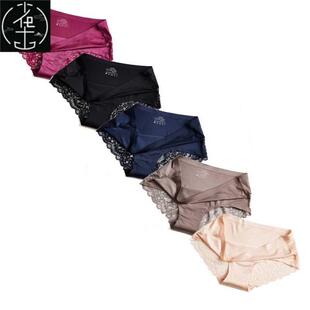 3/5Pack Womens Seamless Underwear Ladies Sexy Lace Panties