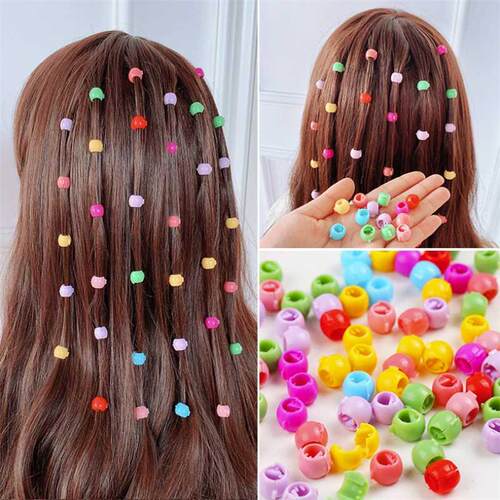 80 PCS Baby Girls Cute Candy Colors Plastic Hairpins Mini Ha