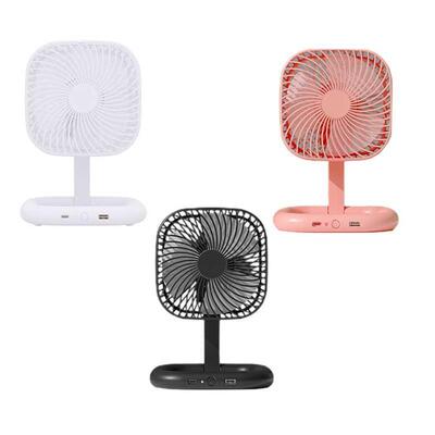 USB Desktop Fan Personal Table Air Circulator Fan with Adjus