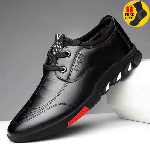 Fashion Men Leather Shoes Daily Office Sneakers Zapatos Homb