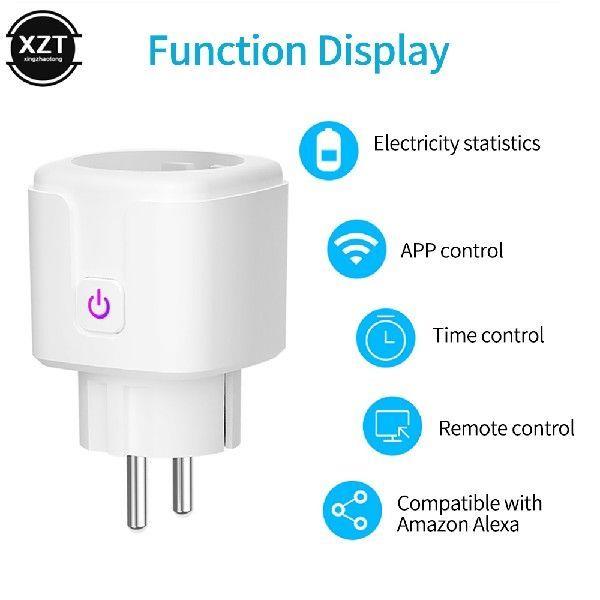 Smart Plug WiFi Socket EU 16A Power Monitor Timing Function