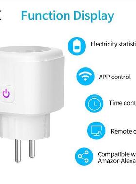 Smart Plug WiFi Socket EU 16A Power Monitor Timing Function