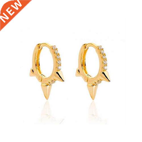Aide 925 Sterling Silver Hoop Earrings For Women Minimalist