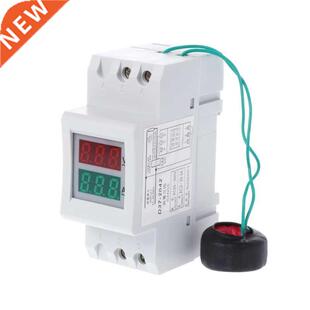 2P 36mm Din Rail LED Current Meter Voltmeter Ammeter AC 80-3