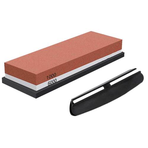 Sharpening Stone,Whetstone Grit 1000/6000,2 in 1 Pair-Sided