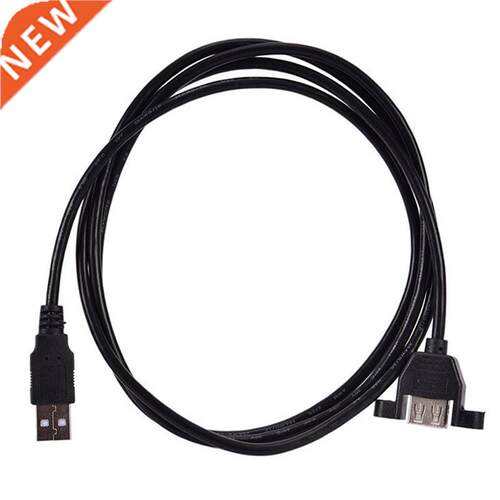 60cm USB 2.0 A Male To A Female Panel Mount Mounting Screw L