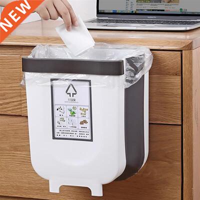 Folding Waste Bins Kitchen Garbage Bin Foldable Car Trash Ca