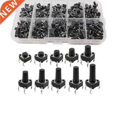 100/200Pcs 10 Kinds 6x6 Micro Tact Tactile Push Button Switc