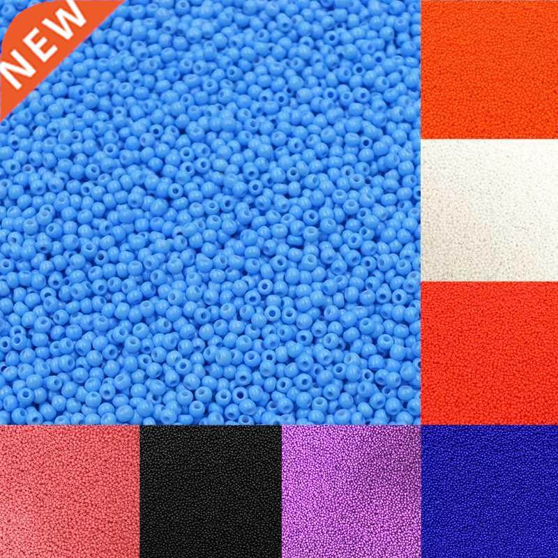 1000pcs / lot 2mm Auria Round Cryal Hole Beads Solid Col