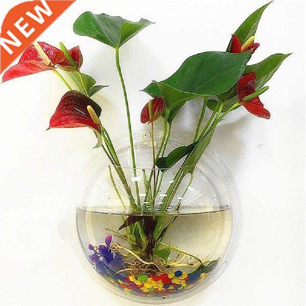 80% hot sale fish tank clear wall mounted acrylic creative