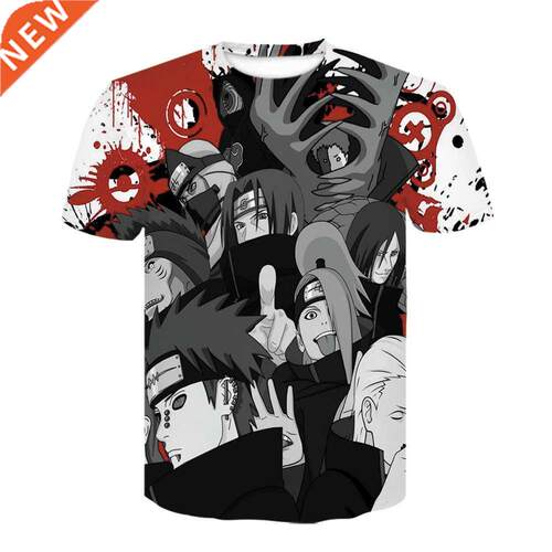 2021 hot sale Japanese anime Kakashi 3D T-shirt men and wome