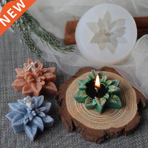 Christmas Flower Silicone Mold Christmas Aromatherapy