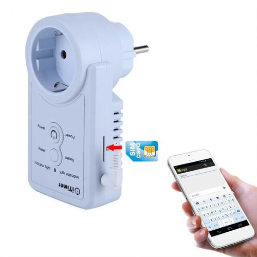 Smart GSM Power Outlet Plug Socket with Temperature Sensor S