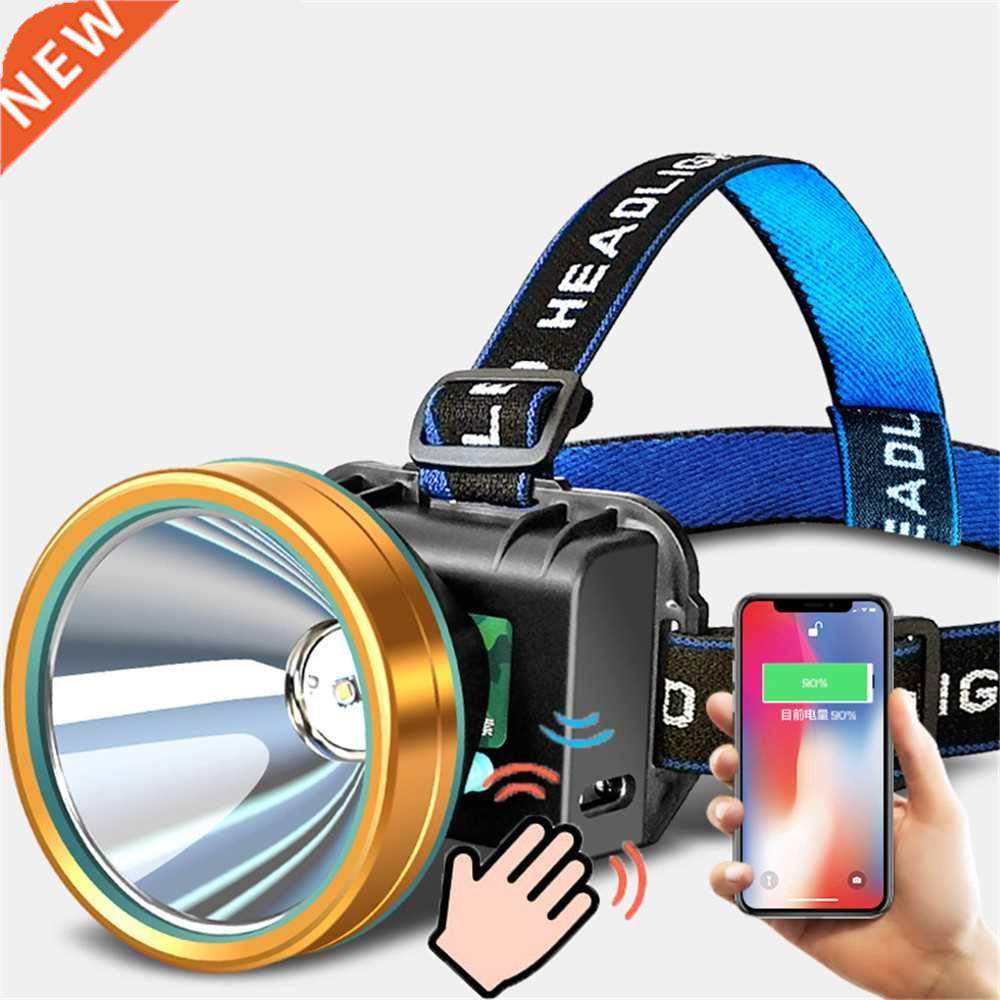 Outdoor Headlight Smart Sensor Portable Fishing Lamp For